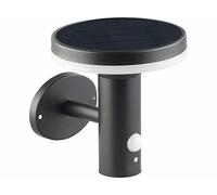 Lunartec 2 lampes murales solaires à LED 600lm "WL-600.solar" avec détecteurs