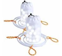 Lunartec : 2 tubes lumineux d'extérieur USB avec 45 LED - 1,5 m - Blanc lumière du jour Blanc G