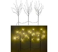 Lunartec 3 branches décoratives lumineuses 24 LED