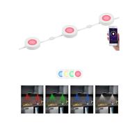 Lunartec 3 spots à LED RVBB encastrables connectés ULA-100