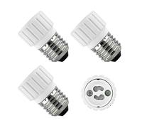 Lunartec 4 convertisseurs de douilles - Culot E27 vers ampoule GU10