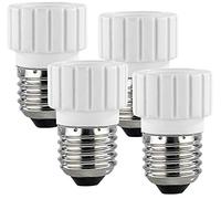Lunartec 4 convertisseurs de Douilles - Culot E27 vers Ampoule GU10