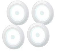 Lunartec 4 spots à LED COB 120 lm pour meubles de cuisine avec télécommande et minuterie
