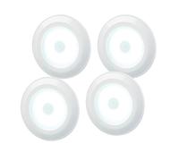 Lunartec 4 spots à LED COB 120 lm pour meubles de cuisine avec télécommande et minuterie