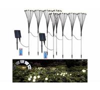 Lunartec 8 décorations lucioles lumineuses solaires télécommandées pour jardin