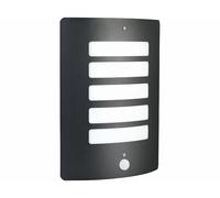 Lunartec Applique murale d'extérieur culot E27 avec détecteur de mouvement - coloris anthracite