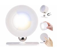 Lunartec Applique murale rechargeable avec LED CCT à intensité variable - coloris blanc