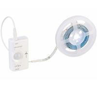 Lunartec Bande LED blanc chaud sans fil rechargeable 180 lm avec capteur PIR - 1 m