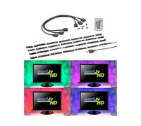 Lunartec Bandes lumineuses USB LED RVB LT-200.col pour TV 46 à 70"