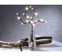Lunartec Branche à 16 LED alimentée par piles - Boules