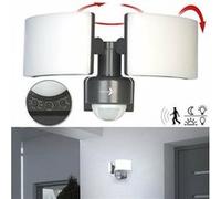 Lunartec Projecteur LED mural double d'extérieur 3200 lm avec capteur PIR