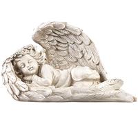 Lunartec Figurine solaire à LED - Ange endormi, 16 cm