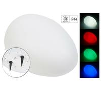 Lunartec Galet lumineux solaire à LED RVBB télécommandé
