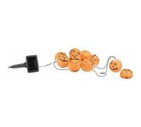 Lunartec Guirlande à LED avec 10 lampions "citrouilles d'Halloween" - Solaire