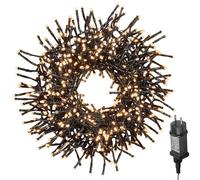 Lunartec Guirlande lumineuse 1000 LED - 10 m - Blanc chaud