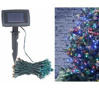 Lunartec Guirlande lumineuse solaire pour extérieur - 4 couleurs - 10 m