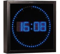 Lunartec Horloge digitale murale avec 60 LED - Bleu