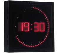 Lunartec Horloge digitale murale avec 60 LED - Rouge