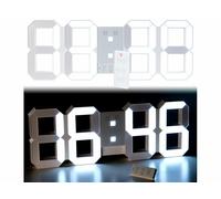 Lunartec Horloge LED digitale XXXL avec fonction réveil et télécommande