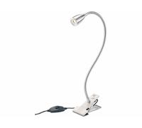Lunartec Lampe à pince avec col de cygne et LED 3 W intégrée