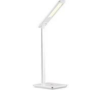 Lunartec Lampe de bureau avec chargement compatible Qi et luminosité/couleurs réglables