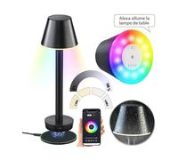 Lunartec Lampe de table connectée RVB CCT OT-130 pour extérieur