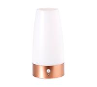 Lunartec Lampe de table ronde avec capteur de mouvement PIR