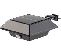 Lunartec Lampe solaire à LED pour gouttière 160 lm / 2 W avec capteur PIR