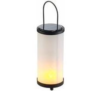 Lunartec : Lanterne solaire à LED avec 96 LED effet flamme G