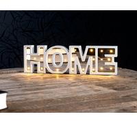 Lunartec Miroir décoratif lumineux sans fil "HOME" avec fonction minuteur