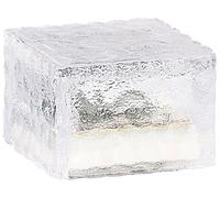 Lunartec Pavé lumineux à LED solaire - 7 X 7 X 5 cm
