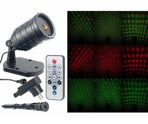 Lunartec Projecteur laser 3 effets stellaires - Avec télécommande
