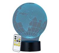 Lunartec Socle lumineux décoratif à LED "LS-7.3D" - Motif Globe
