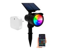 Lunartec Spot LED solaire connecté et passerelle réseau Mesh
