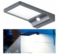 Lunartec Spot mural solaire à LED 350 lm WL-122.solar, avec détecteur de mouvement