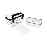 Lunch Bag 3 Pièces Délicieux Repas 23cm Blanc
