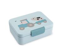 Lunch box avec séparateur bébé Done by Deer Tiny farm Bleu TU