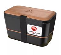 Bento Encastrable 1,5 l noir et bois de cerisier - Umami - Noir - Bois