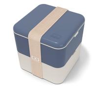 Lunch box carrée 2x850ml bleu
