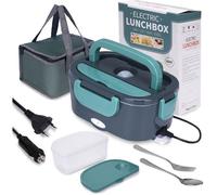 Lunch Box Chauffante, 3 en 1 Boite Chauffante Repas(12V - 24V - 220V), 5L Portable Gamelle Chauffante, 60W Boite a Repas A35