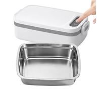 Lunch Box Chauffante Électrique Conteneur Repas Rechargeable 12000 mAh | Boîte À Lunch Chauffante Réchauffeur De Nourriture Pour Voyages, Gym, École, Trajets Quotidiens, Conducteurs, Adultes, Étud