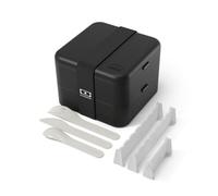 Lunch box compartimentée 1l noir
