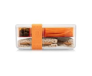 Lunch box compartimentée - - Bistro - Couverts - Orange Flame