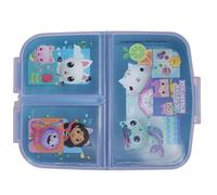 Lunch box - Gabby et la Maison Magique - 3 compartiments - Bleu - Enfant - Rectangulaire