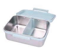 Lunch box inox 2 compartiments Véhicules bleu