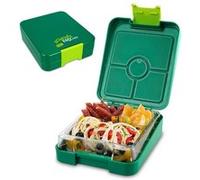 Schmatzfatz Boîte à repas Easy Bento enfant 4 compartiments Sans BPA Verte
