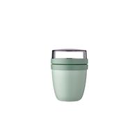 Rosti Mepal Bol muesli à emporter Mini – Compartiments séparés – 300 ml + 120 – Nordic sage
