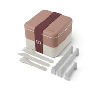 Lunch box compartimentée 1l rose