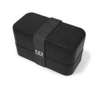 Lunch box rectangulaire 2x500ml noir