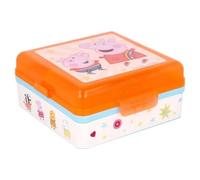 Lunch Box - Stor - 41293 - Multi-Compartiments - Peppa Pig - Sans Bpa - 19,5x16,5cm